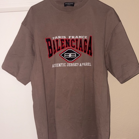 Balenciaga Brown Men's T-Shirt
